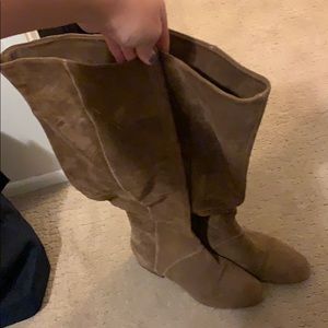 Over the knee boots.